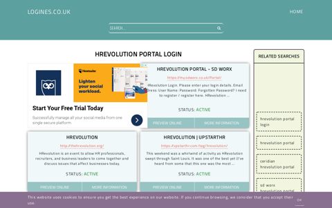 hrevolution portal login - General Information about Login