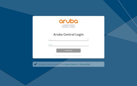 Log in to Aruba Central | Sign in | Aruba Networks