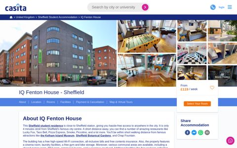 IQ Fenton House, Sheffield | Student Accommodation