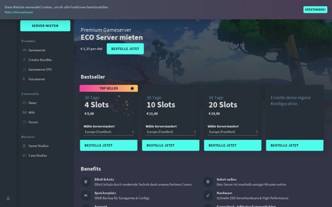 ECO Server mieten - gportal