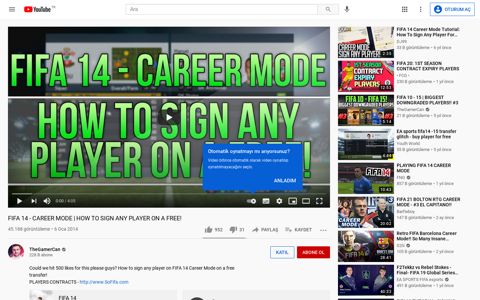 FIFA 14 - CAREER MODE | HOW TO SIGN ANY ... - YouTube