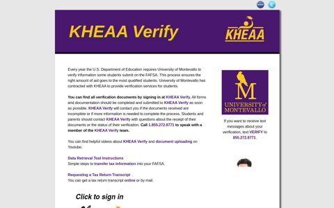 Attention - KHEAA Verify