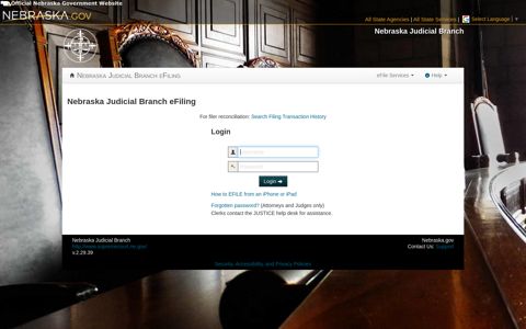 Nebraska Judicial Branch eFiling - Nebraska.gov