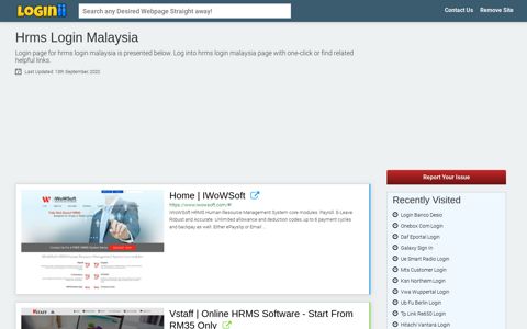 Hrms Login Malaysia - Loginii.com