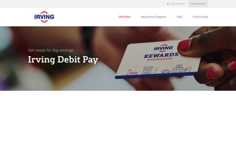 Do you have an Irving Rewards account? - Irving Debit Pay