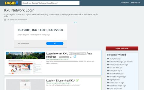 Kku Network Login - Loginii.com