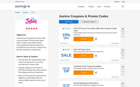 80% Off Justice Coupons, Promo Codes & Deals 2020 ...