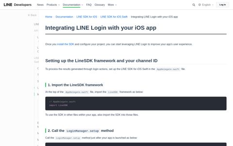 Integrating LINE Login with your iOS app | LINE Developers