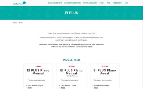 EI Plus | Assistir Esporte Interativo Online | Dezembro 2020