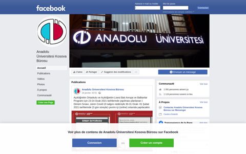 Anadolu Üniversitesi Kosova Bürosu - Home | Facebook