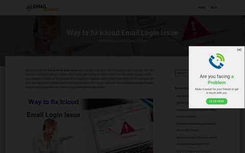 Way to fix icloud Email Login Issue - emailsupport.us