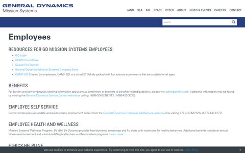 For Employees - General Dynamics Mission Systems