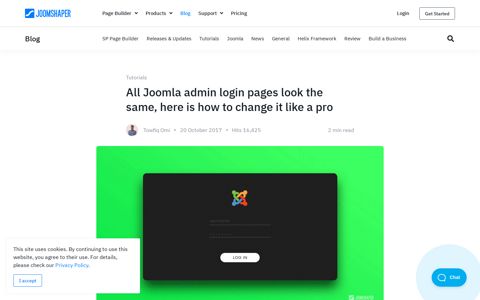 All Joomla admin login pages look the same, here is how to ...