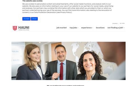 Hauni | Job Market