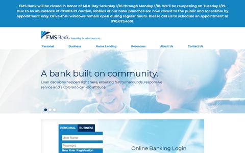 FMS Bank: Home