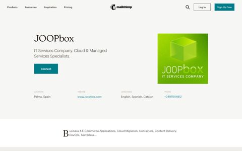 JOOPbox - Mailchimp