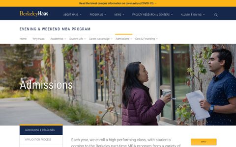 Admissions | Berkeley Part-Time MBA | Berkeley Haas