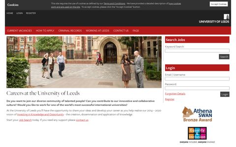 Jobs at the University of Leeds