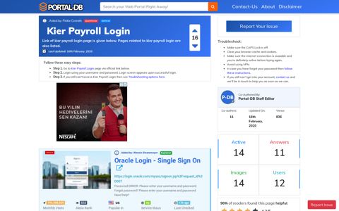 Kier Payroll Login - Portal-DB.live