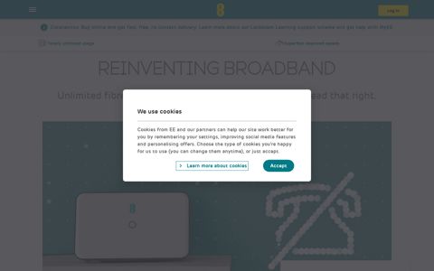 Reinventing Broadband | Fibre Broadband and ... - EE Shop