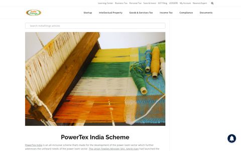 PowerTex India Scheme - IndiaFilings
