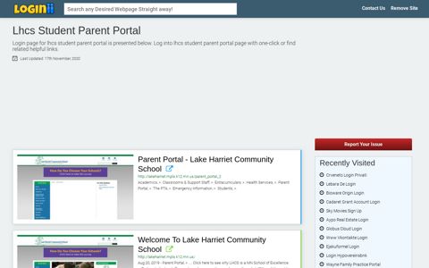 Lhcs Student Parent Portal - Loginii.com