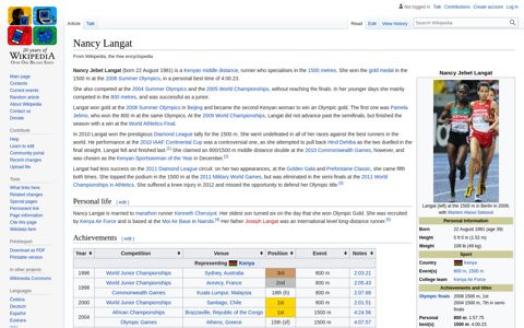 Nancy Langat - Wikipedia