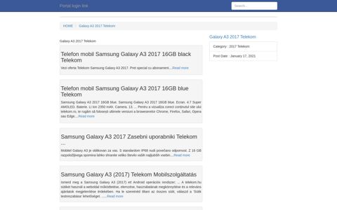 [LOGIN] Galaxy A3 2017 Telekom FULL Version ... - Portal login link