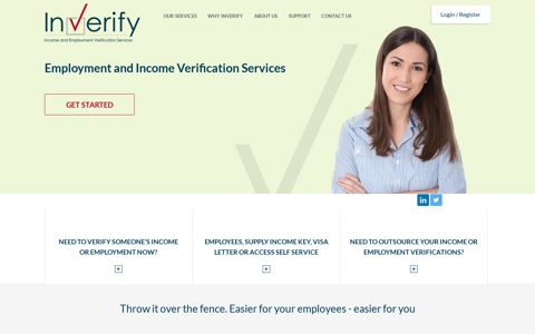 Inverify: Employment Verification and Income Verification