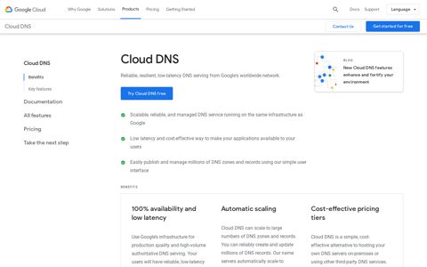 Cloud DNS | Google Cloud