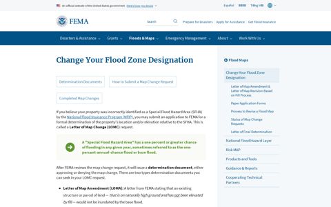 Change Your Flood Zone Designation | FEMA.gov