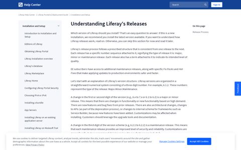Understanding Liferay's Releases – Liferay Help Center