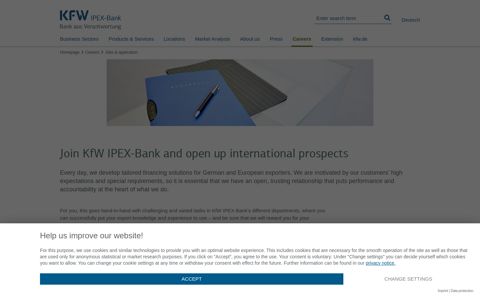 Jobs & application - KfW IPEX-Bank