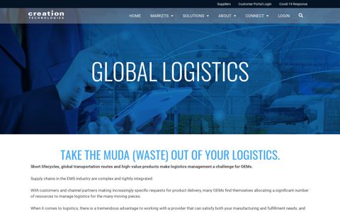 Global Logistics | Creation Tech - Creation Technologies