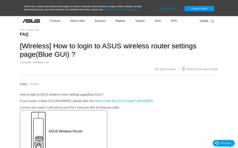 [Wireless] How to login to ASUS wireless router settings page ...