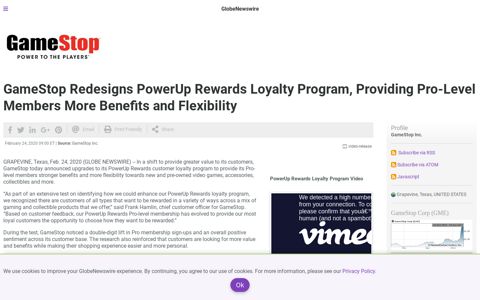 GameStop Redesigns PowerUp Rewards Loyalty Program ...