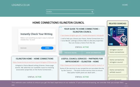 home connections islington council - General Information ...