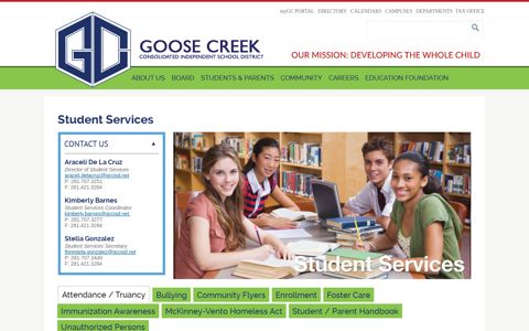 Student Services - GCCISD