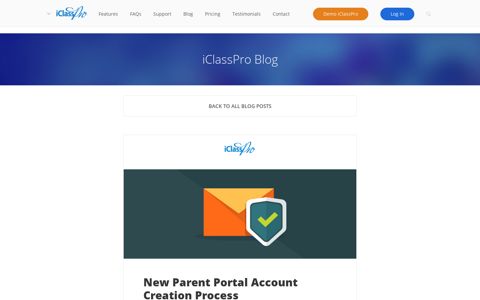 New Parent Portal Account Creation Process - iClassPro ...