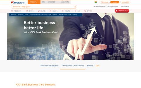 Business Credit Card - Business Solutions to ... - ICICI Bank