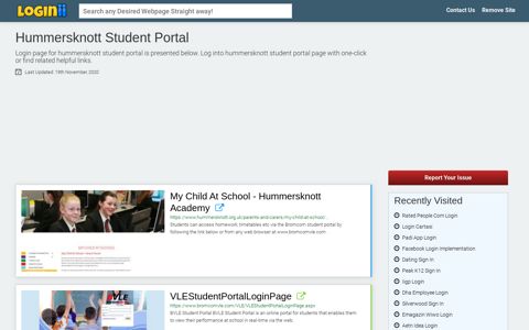 Hummersknott Student Portal - Loginii.com