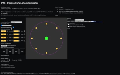 IPAS - Ingress Portal Attack Simulator