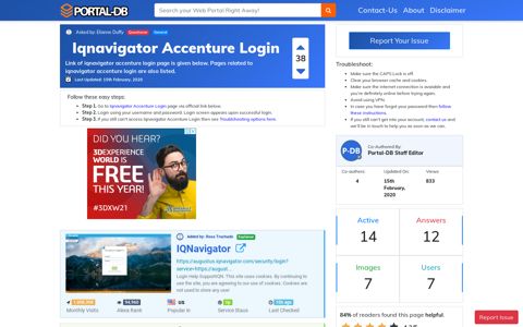 Iqnavigator Accenture Login - Portal-DB.live