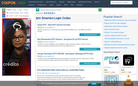 Iptv Smarters Login Codes - 12/2020 - Couponxoo.com