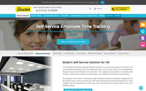 Employee Self-Service - Time and Attendance Software - Bodet