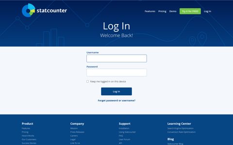 Login | Statcounter