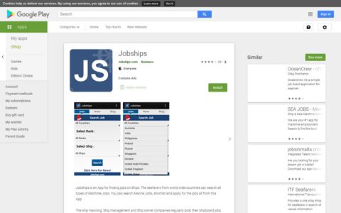 Jobships - Apps on Google Play