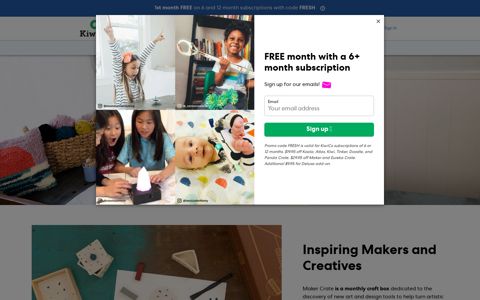 Maker Crate: Craft Subscription Box for Adults & Teens - KiwiCo