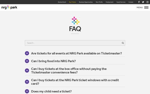 FAQ - NRG Park