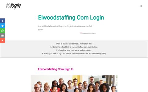 ▷ Elwoodstaffing Com Login - 10Login.net